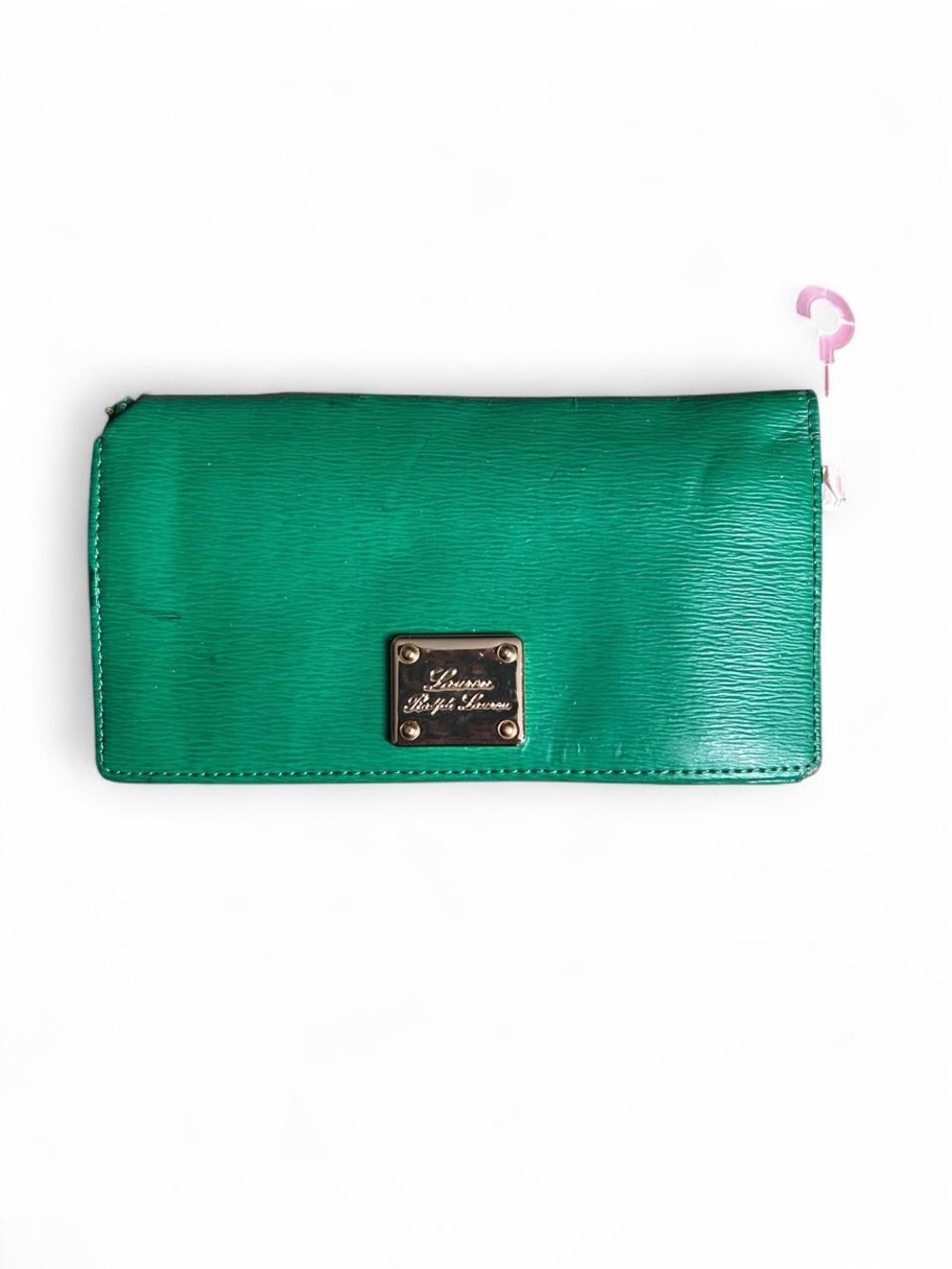 Polo by Ralph Lauren Green Leather Zip Wallet